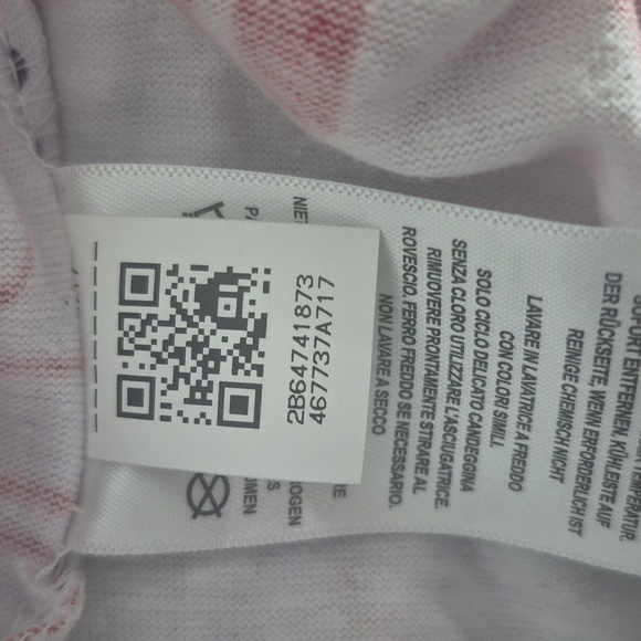 FILA Kids All-Over Logo Print T-Shirt White Red Black | Classic Athletic Tee - Picture 9 of 10